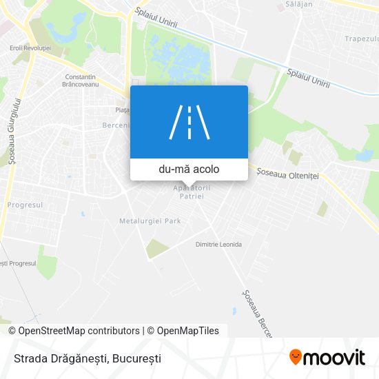 Hartă Strada Drăgănești