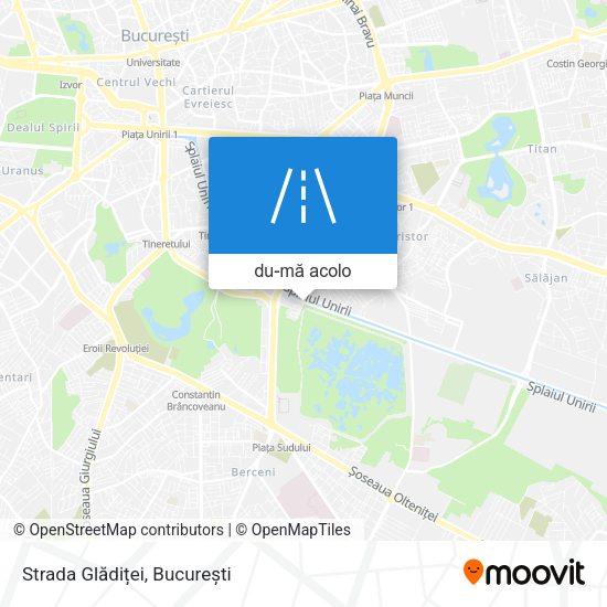 Hartă Strada Glădiței