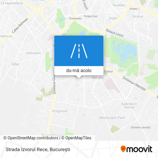 Hartă Strada Izvorul Rece
