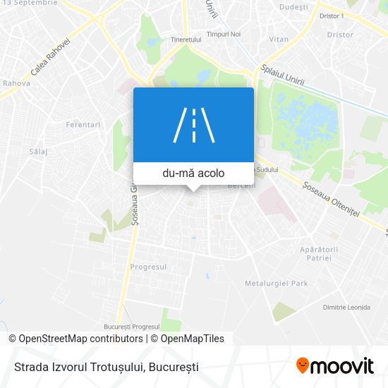 Hartă Strada Izvorul Trotușului