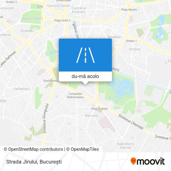 Hartă Strada Jirului