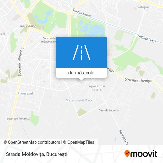 Hartă Strada Moldovița