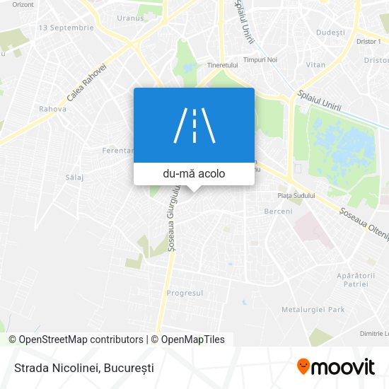 Hartă Strada Nicolinei