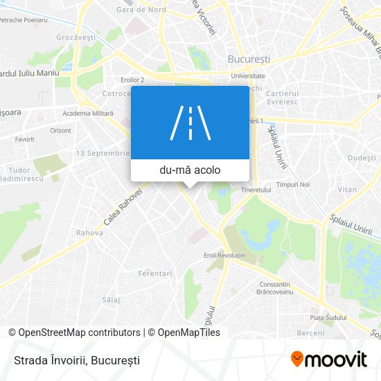 Hartă Strada Învoirii