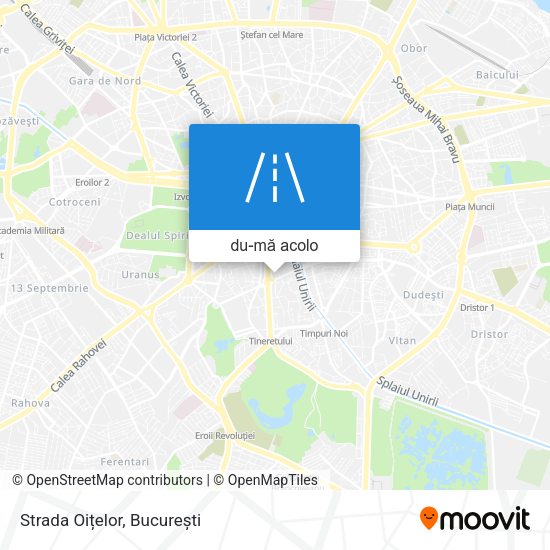 Hartă Strada Oițelor