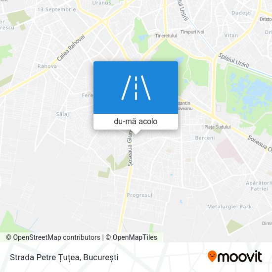 Hartă Strada Petre Țuțea