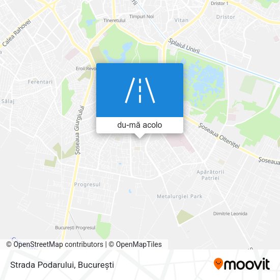 Hartă Strada Podarului
