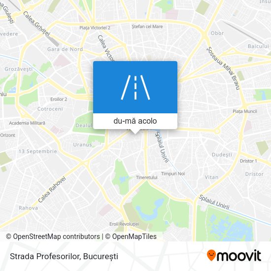 Hartă Strada Profesorilor