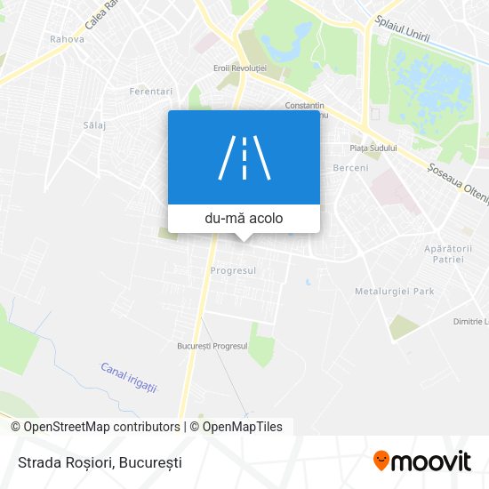 Hartă Strada Roșiori