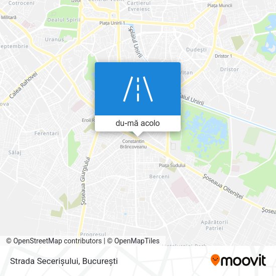 Hartă Strada Secerișului