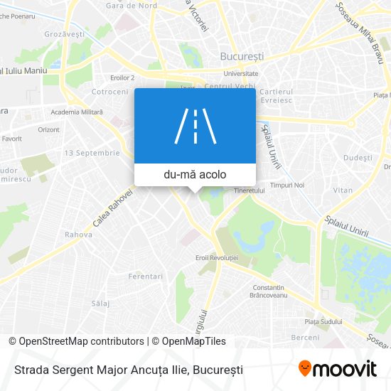 Hartă Strada Sergent Major Ancuța Ilie