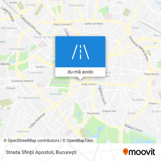 Hartă Strada Sfinții Apostoli
