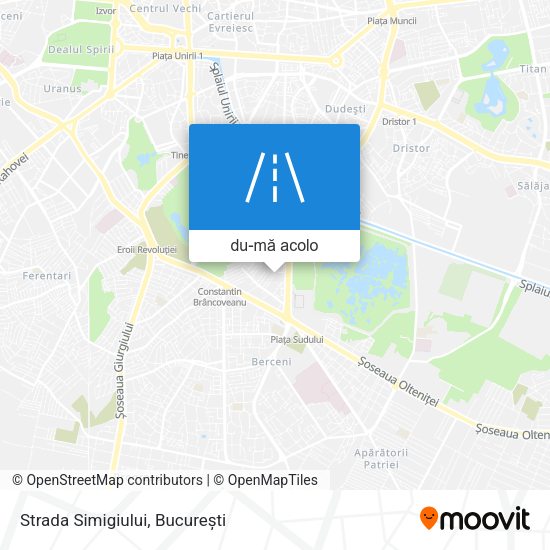 Hartă Strada Simigiului
