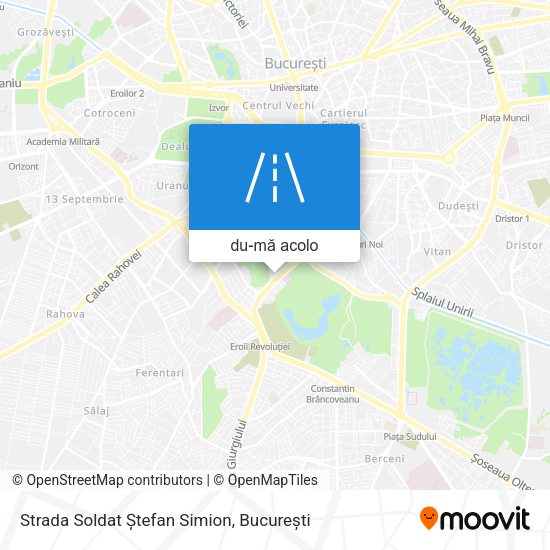 Hartă Strada Soldat Ștefan Simion
