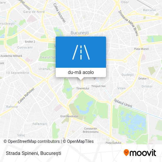 Hartă Strada Spineni