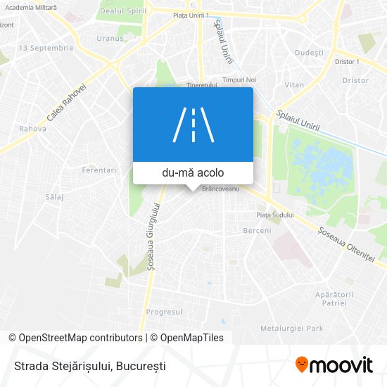 Hartă Strada Stejărișului