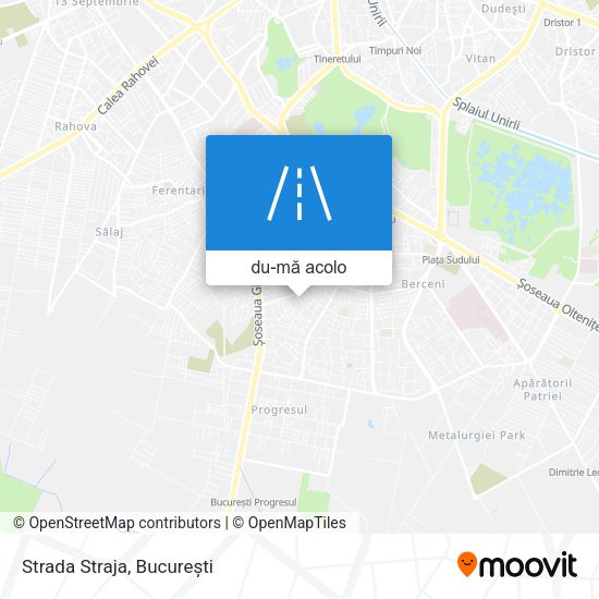 Hartă Strada Straja