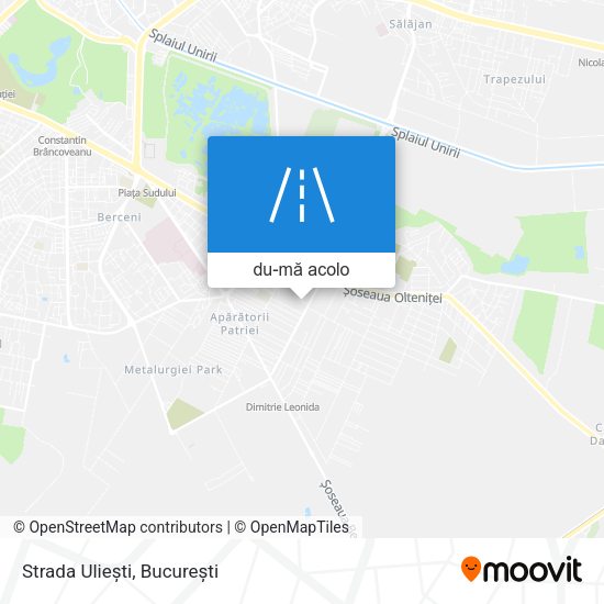 Hartă Strada Uliești