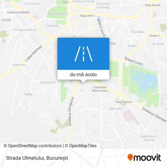 Hartă Strada Ulmetului