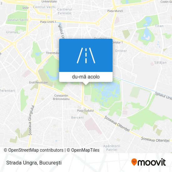 Hartă Strada Ungra