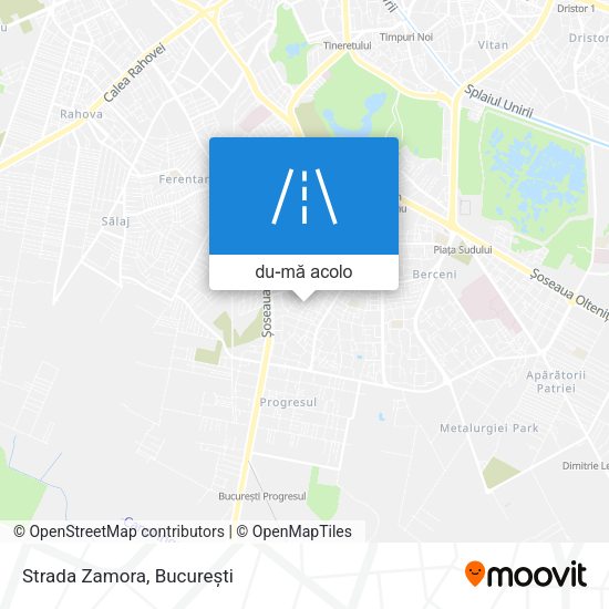 Hartă Strada Zamora