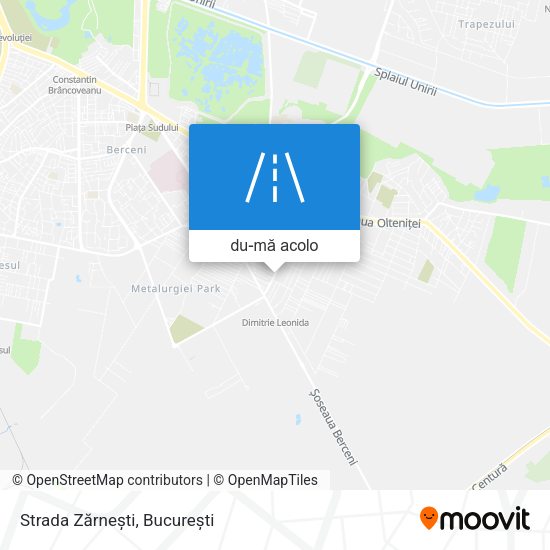 Hartă Strada Zărnești