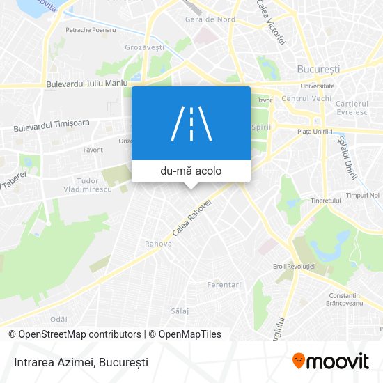 Hartă Intrarea Azimei