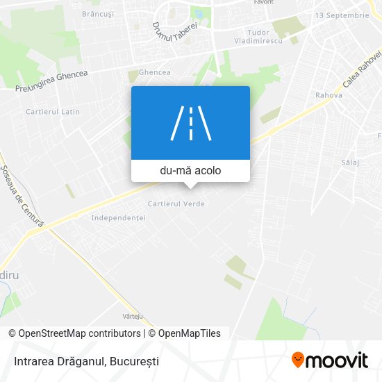 Hartă Intrarea Drăganul
