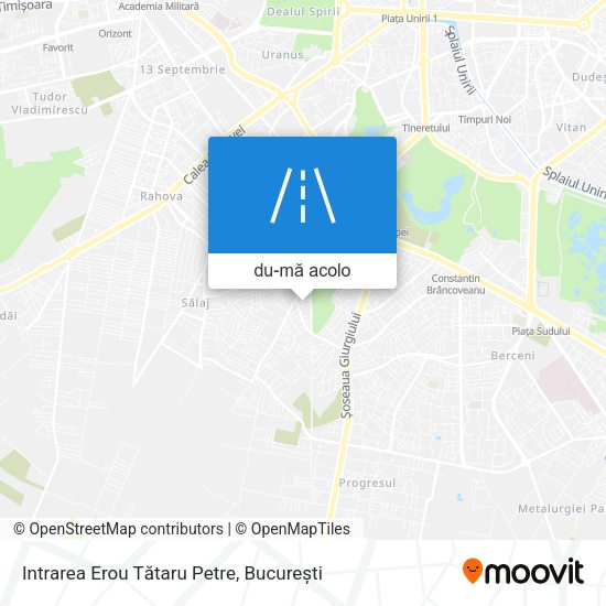 Hartă Intrarea Erou Tătaru Petre
