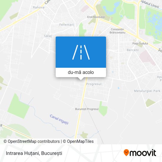 Hartă Intrarea Huțani