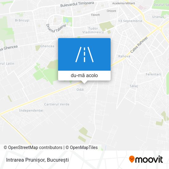 Hartă Intrarea Prunișor