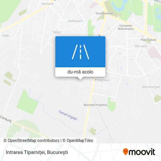 Hartă Intrarea Tiparniței