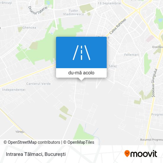 Hartă Intrarea Tălmaci