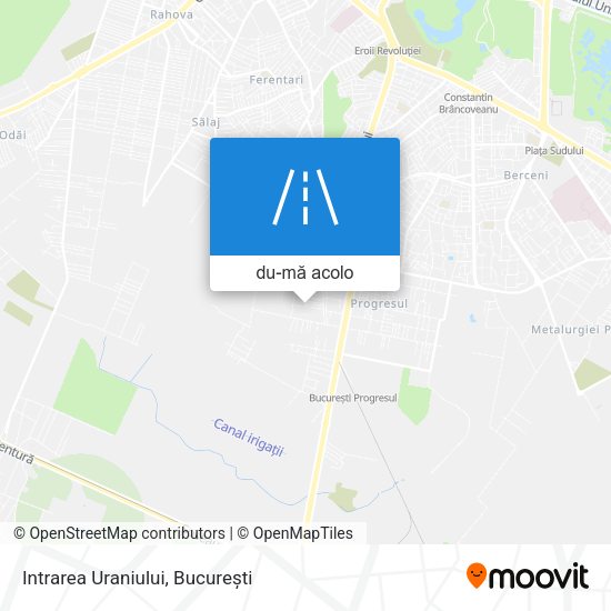 Hartă Intrarea Uraniului