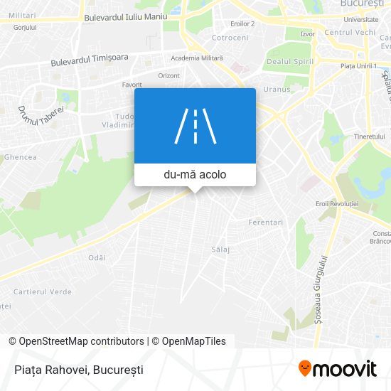 Hartă Piața Rahovei