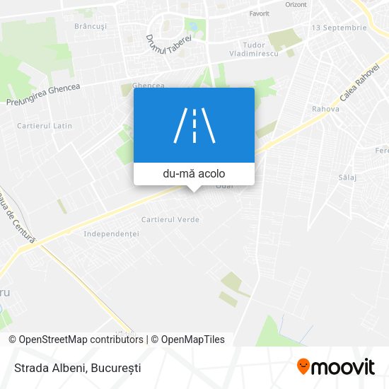 Hartă Strada Albeni