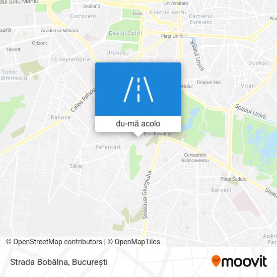 Hartă Strada Bobâlna