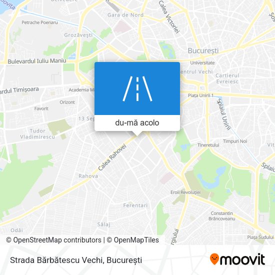 Hartă Strada Bărbătescu Vechi
