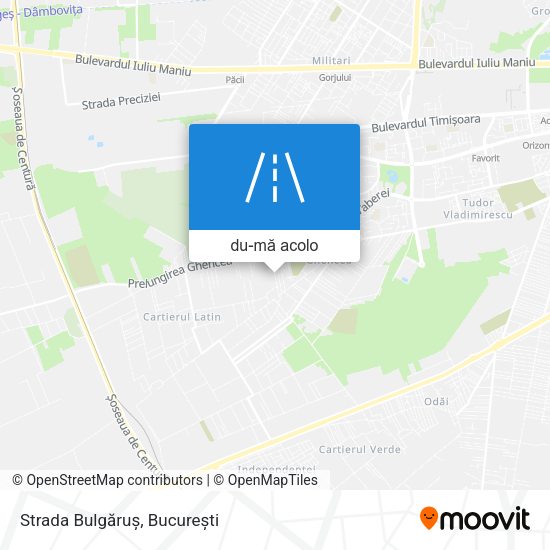 Hartă Strada Bulgăruș