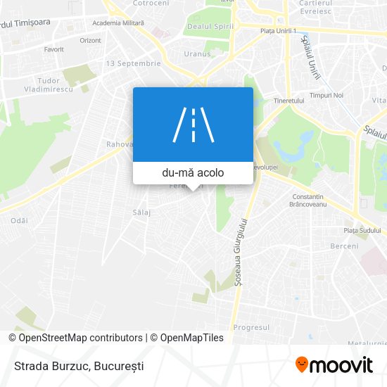 Hartă Strada Burzuc