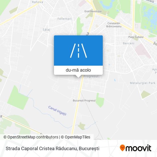 Hartă Strada Caporal Cristea Răducanu