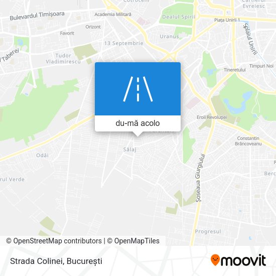 Hartă Strada Colinei