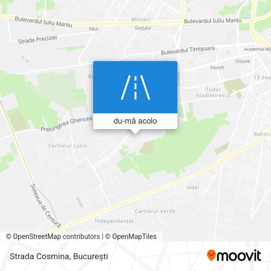 Hartă Strada Cosmina