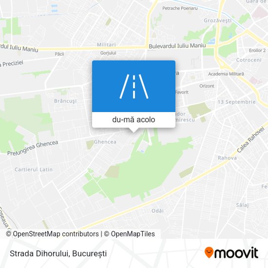 Hartă Strada Dihorului