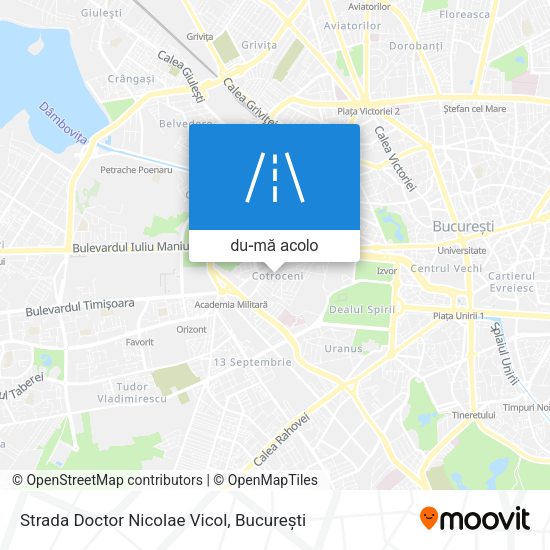 Hartă Strada Doctor Nicolae Vicol