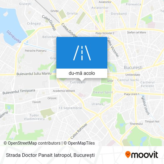 Hartă Strada Doctor Panait Iatropol