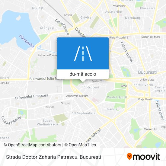 Hartă Strada Doctor Zaharia Petrescu