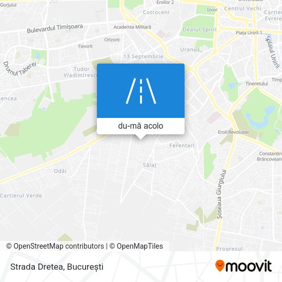 Hartă Strada Dretea