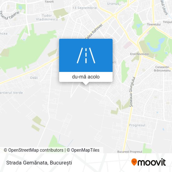 Hartă Strada Gemănata