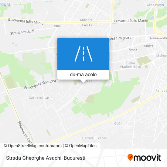Hartă Strada Gheorghe Asachi